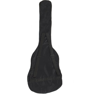 41in Acoustic Guitar Starter Kit w/ Case, Pick, Strap, Extra Strings