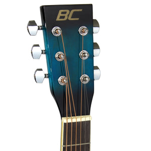 41in Acoustic Guitar Starter Kit w/ Case, Pick, Strap, Extra Strings