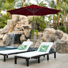 Load image into Gallery viewer, 9ft Outdoor Market Patio Umbrella w/ Crank Tilt Adjustment, Wind Vent

