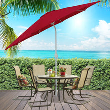 Load image into Gallery viewer, 9ft Outdoor Market Patio Umbrella w/ Crank Tilt Adjustment, Wind Vent
