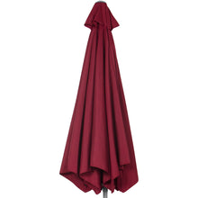 Load image into Gallery viewer, 9ft Outdoor Market Patio Umbrella w/ Crank Tilt Adjustment, Wind Vent
