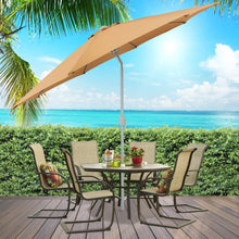 Load image into Gallery viewer, 9ft Outdoor Market Patio Umbrella w/ Crank Tilt Adjustment, Wind Vent
