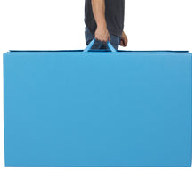 Load image into Gallery viewer, 8ft 4-Panel Folding Foam Gym Exercise Floor Mat w/ Carrying Handles
