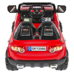 12V Kids Truck SUV Ride-On Car w/ 2 Speeds, Lights, AUX, Parent Control