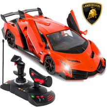 Load image into Gallery viewer, 1/14 Kids Remote Control Lamborghini Veneno RC Toy w/ Gravity Sensor
