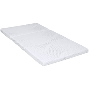 3in Full Size Folding Memory Foam Mattress Topper