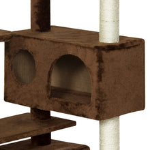 Load image into Gallery viewer, 53in Multi-Level Kitten Cat Tree w/ Scratcher
