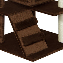 Load image into Gallery viewer, 53in Multi-Level Kitten Cat Tree w/ Scratcher
