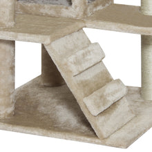 Load image into Gallery viewer, 53in Multi-Level Kitten Cat Tree w/ Scratcher
