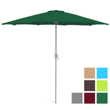 Load image into Gallery viewer, 9ft Outdoor Market Patio Umbrella w/ Crank Tilt Adjustment, Wind Vent
