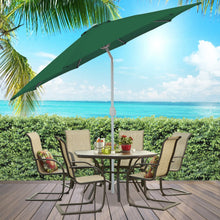 Load image into Gallery viewer, 9ft Outdoor Market Patio Umbrella w/ Crank Tilt Adjustment, Wind Vent
