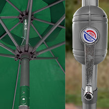 Load image into Gallery viewer, 9ft Outdoor Market Patio Umbrella w/ Crank Tilt Adjustment, Wind Vent
