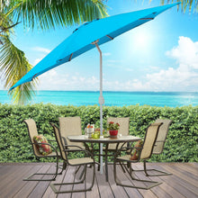 Load image into Gallery viewer, 9ft Outdoor Market Patio Umbrella w/ Crank Tilt Adjustment, Wind Vent
