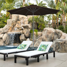 Load image into Gallery viewer, 9ft Outdoor Market Patio Umbrella w/ Crank Tilt Adjustment, Wind Vent

