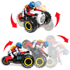 Kids Amphibious All-Terrain Remote Control Stunt Motorcycle RC Toy