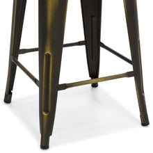 Load image into Gallery viewer, 24in Set of 4 Stackable Distressed Bar Stools
