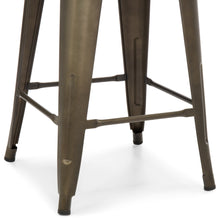 Load image into Gallery viewer, 24in Set of 4 Stackable Distressed Bar Stools
