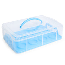 Load image into Gallery viewer, 3-Tier Cake and Cupcake Holder Carrier
