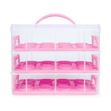 Load image into Gallery viewer, 3-Tier Cake and Cupcake Holder Carrier
