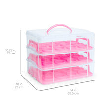 Load image into Gallery viewer, 3-Tier Cake and Cupcake Holder Carrier
