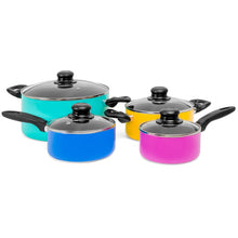 Load image into Gallery viewer, 15-Piece Nonstick Kitchen Pots &amp; Pans Set w/ BPA Free Utensils
