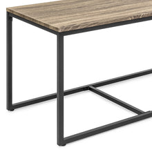 Load image into Gallery viewer, 3-Piece Coffee Accent Table Set w/ 2 End Tables - Brown
