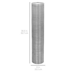 3x50ft Multipurpose 19-Gauge Galvanized Welded Chicken Wire Mesh Fence