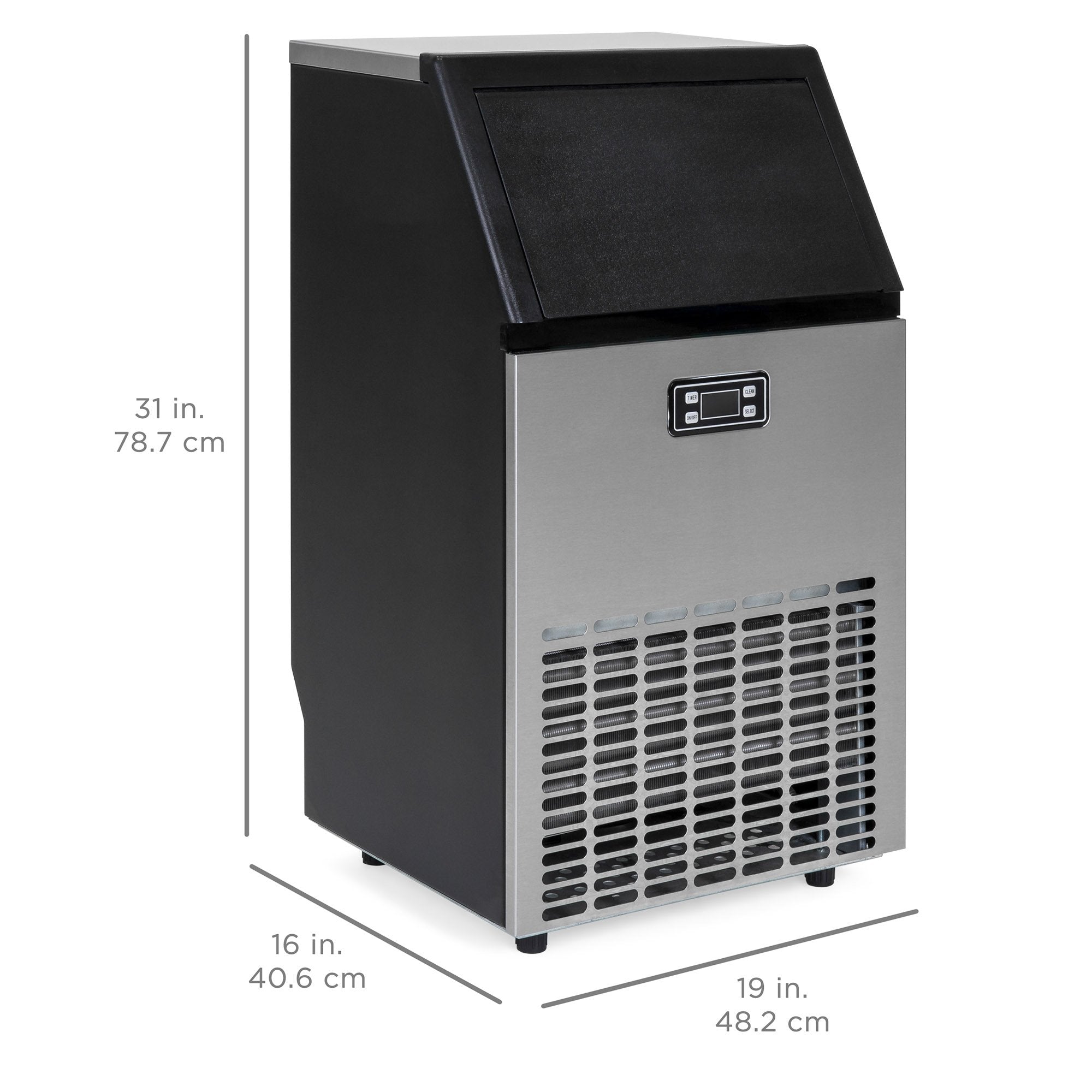 Portable Built-In Stainless Steel Commercial Ice Maker