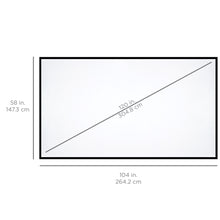 Load image into Gallery viewer, 120in 16:9 HD Portable Roll-Up Movie Projector Screen
