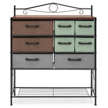 Load image into Gallery viewer, 8-Drawer Metal Storage Chest - Multicolor
