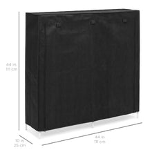 Load image into Gallery viewer, 6-Tier Portable Shoe Rack Closet w/ Fabric Cover
