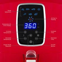 Load image into Gallery viewer, 5.5qt 7-IN-1 Digital Non-Stick Air Fryer Appliance w/ LCD Screen, Timer

