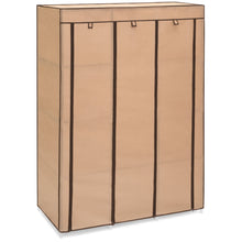 Load image into Gallery viewer, 10-Shelf Portable Fabric Wardrobe Closet Storage w/ Waterproof Cover
