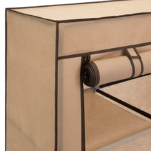 Load image into Gallery viewer, 10-Shelf Portable Fabric Wardrobe Closet Storage w/ Waterproof Cover
