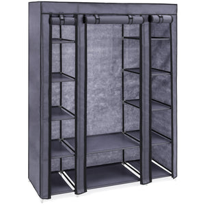 12-Shelf Portable Fabric Closet w/ Cover