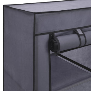 12-Shelf Portable Fabric Closet w/ Cover