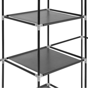 12-Shelf Portable Fabric Closet w/ Cover