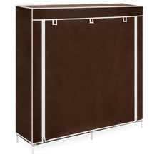 Load image into Gallery viewer, 6-Tier Portable Shoe Rack Closet w/ Fabric Cover
