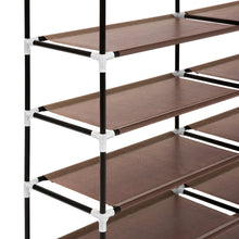 Load image into Gallery viewer, 6-Tier Portable Shoe Rack Closet w/ Fabric Cover
