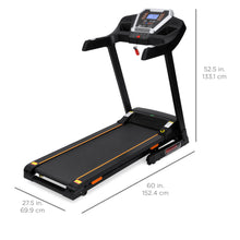 Load image into Gallery viewer, 900W Bluetooth App-Control Treadmill w/ Incline, Speakers - Black
