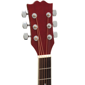 41in Acoustic Guitar Starter Kit w/ Case, Pick, Strap, Extra Strings
