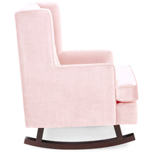 Load image into Gallery viewer, Tufted Upholstered Wingback Rocking Chair
