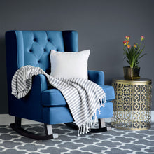 Load image into Gallery viewer, Tufted Upholstered Wingback Rocking Chair

