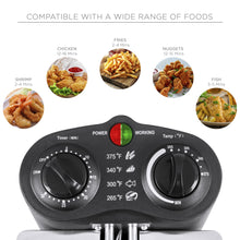 Load image into Gallery viewer, 6-Piece 1700W 3L Stainless Steel Deep Fryer
