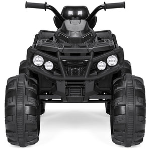 12V Kids 4-Wheel ATV Ride-On Car w/ 3.7mph Max, Lights, AUX Jack