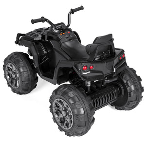 12V Kids 4-Wheel ATV Ride-On Car w/ 3.7mph Max, Lights, AUX Jack
