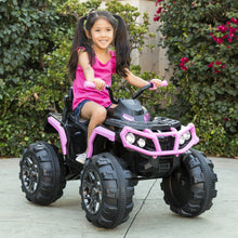 Load image into Gallery viewer, 12V Kids 4-Wheel ATV Ride-On Car w/ 3.7mph Max, Lights, AUX Jack
