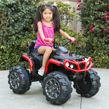 Load image into Gallery viewer, 12V Kids 4-Wheel ATV Ride-On Car w/ 3.7mph Max, Lights, AUX Jack
