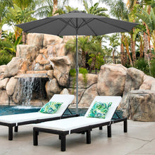 Load image into Gallery viewer, 9ft Outdoor Market Patio Umbrella w/ Crank Tilt Adjustment, Wind Vent
