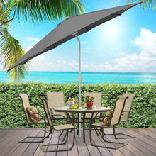 Load image into Gallery viewer, 9ft Outdoor Market Patio Umbrella w/ Crank Tilt Adjustment, Wind Vent
